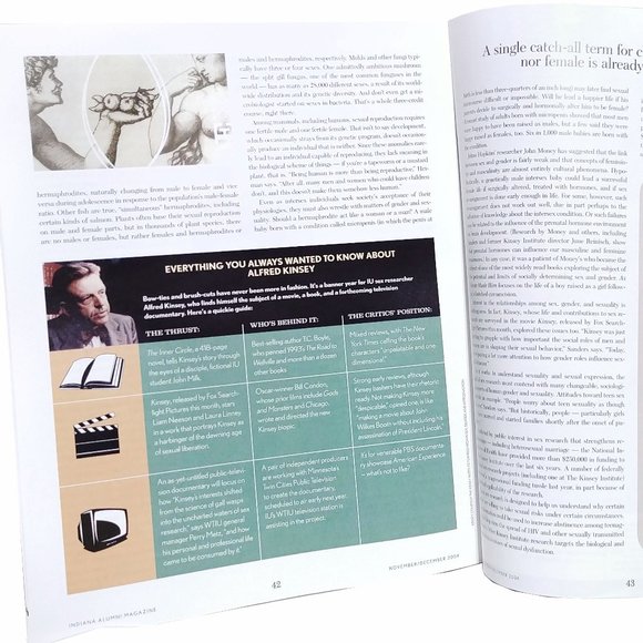 Rare Indiana Alumni Magazine Nov/Dec 2004 Sex, Sex & More, Mark Cuban Bares All - Picture 3 of 4